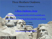 Tablet Screenshot of 3-bros-outdoors.com